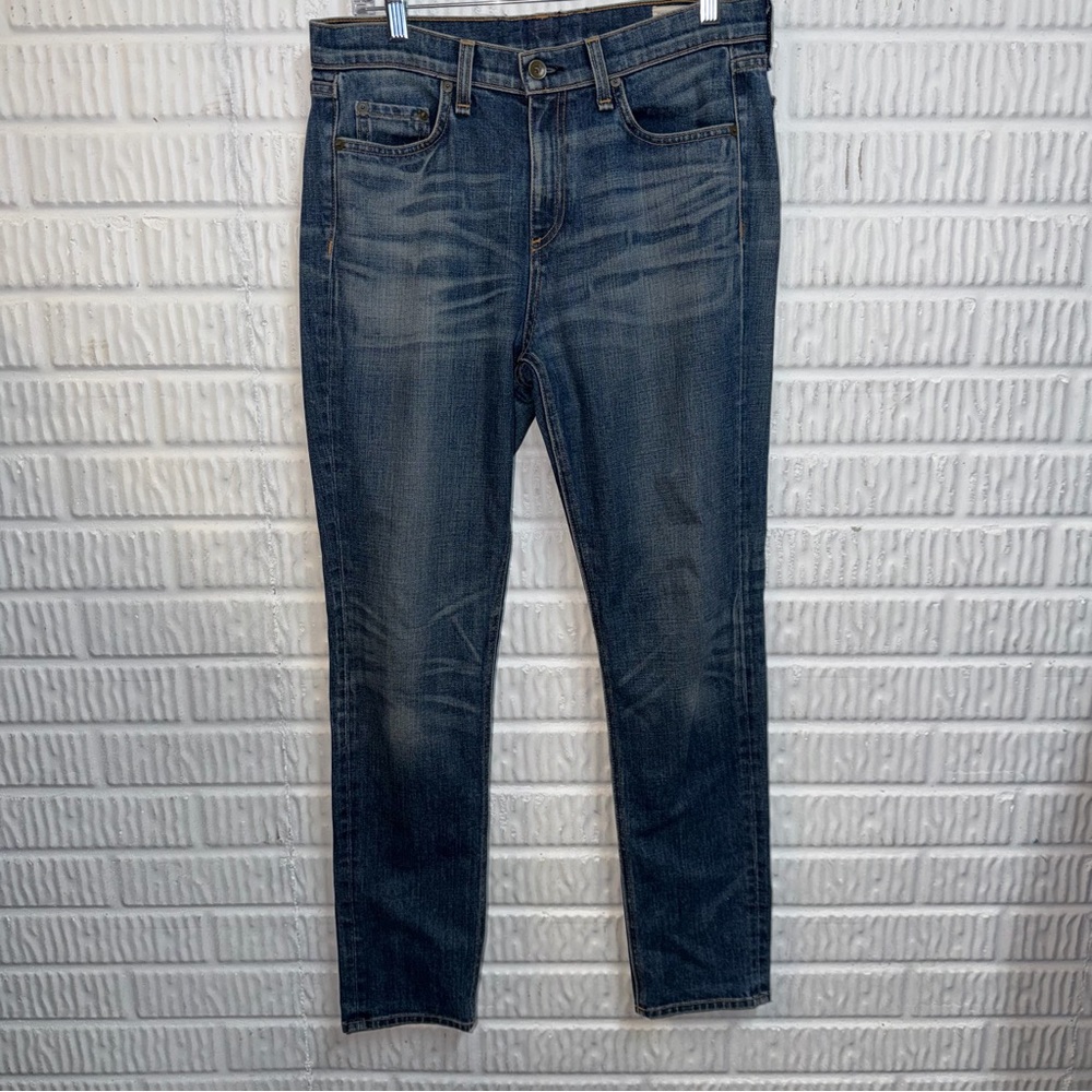 Rag and Bone Dark Wash Skinny Jeans 10 inch Dre size 28 (6)